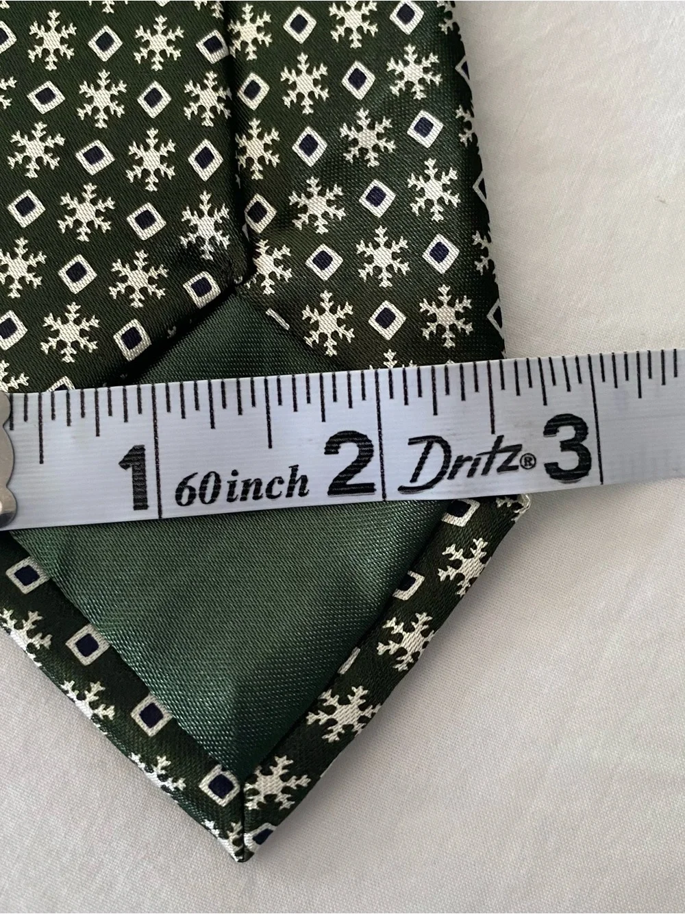 The Children's Place Boys 8-14 Neck Tie Holiday Green Polyester Winter 3x24”